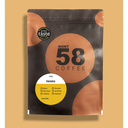 Mont58 - MONT58 Rwanda Single Origin Coffee Beans - Coffee Beans - Prime Coffee Suppliers