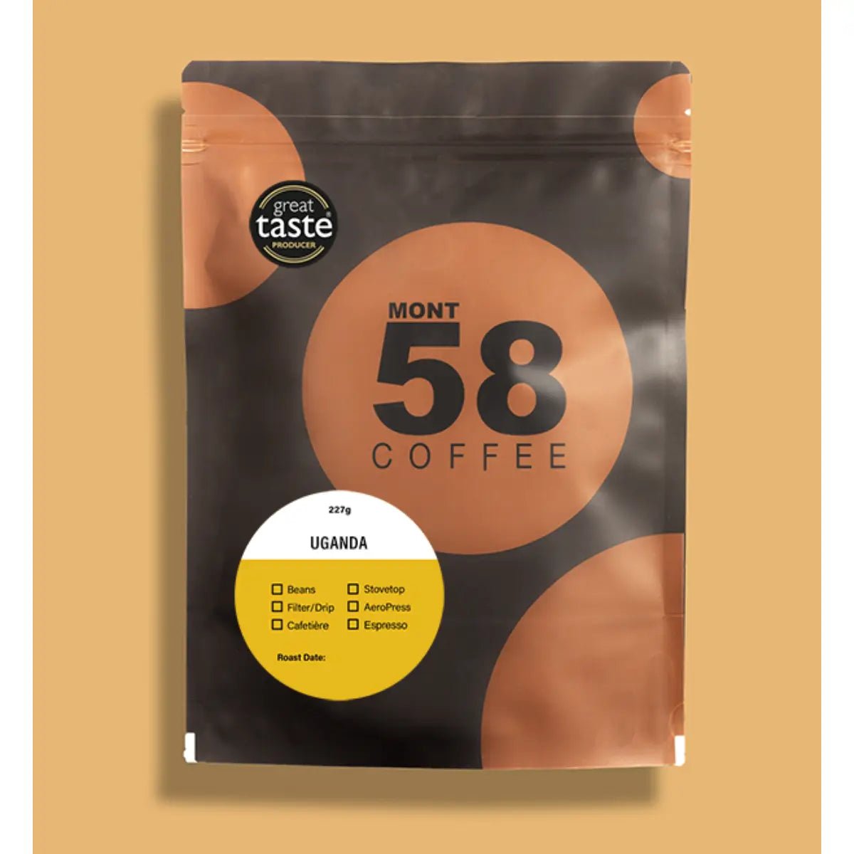 Mont58 - MONT58 Uganda Single Origin Coffee Beans - Coffee Beans - Prime Coffee Suppliers