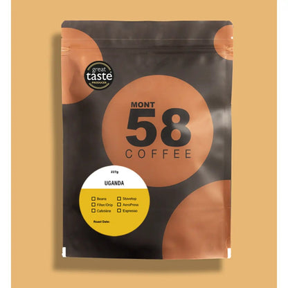 Mont58 - MONT58 Uganda Single Origin Coffee Beans - Coffee Beans - Prime Coffee Suppliers