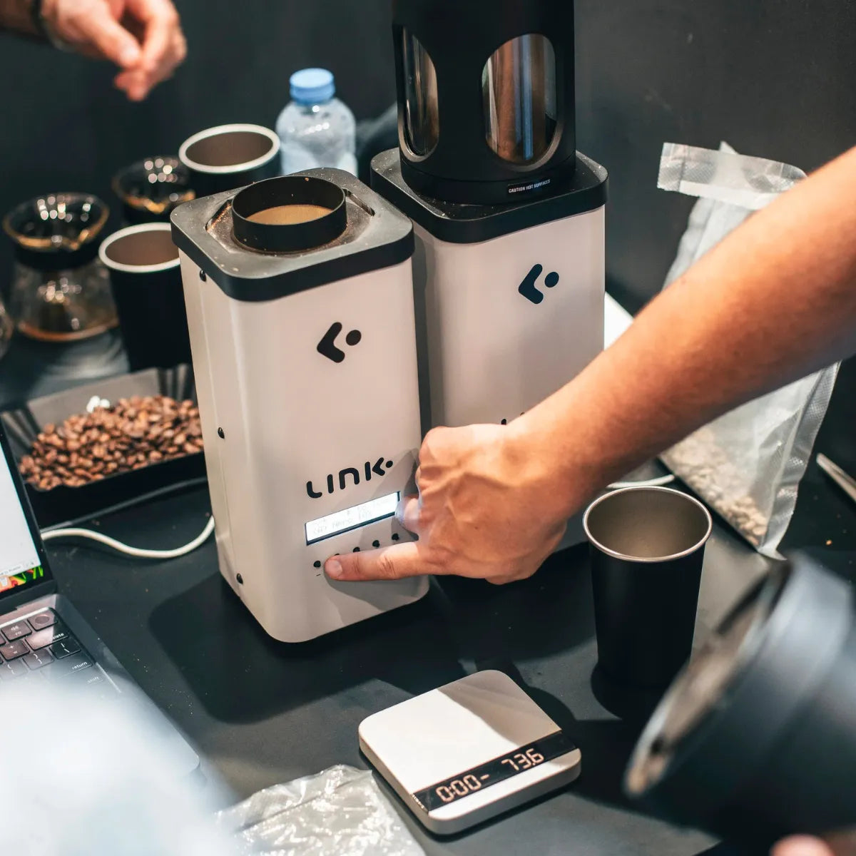 Nucleus Link Portable Coffee Sample Roaster - Altitude Calibration & Density Measurement 