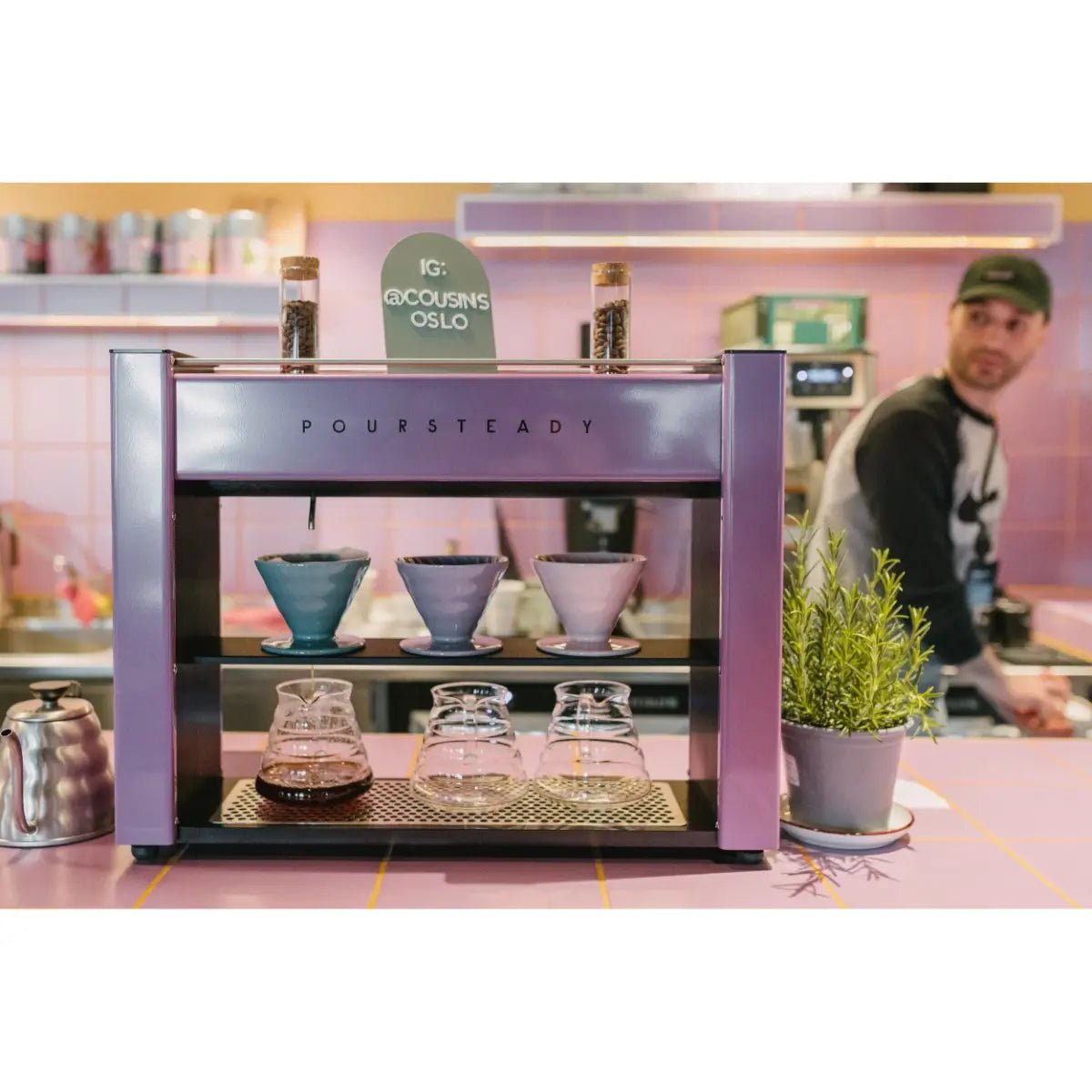 Poursteady - Poursteady PS1 - 3C Pour - Over System - Drip Coffee Maker - Pour Over - Prime Coffee Suppliers