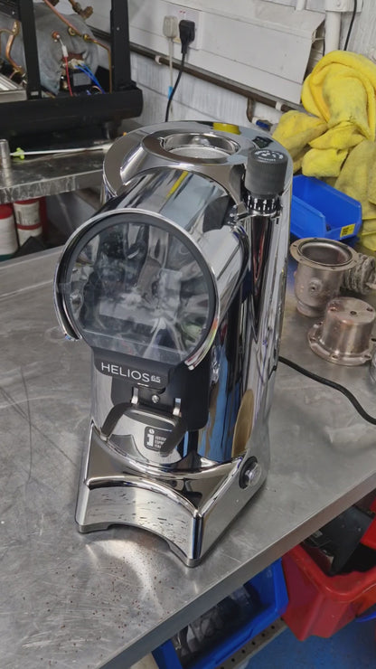Eureka Helios 65 Chrome Coffee Grinder on Demand (Open Box Unit)