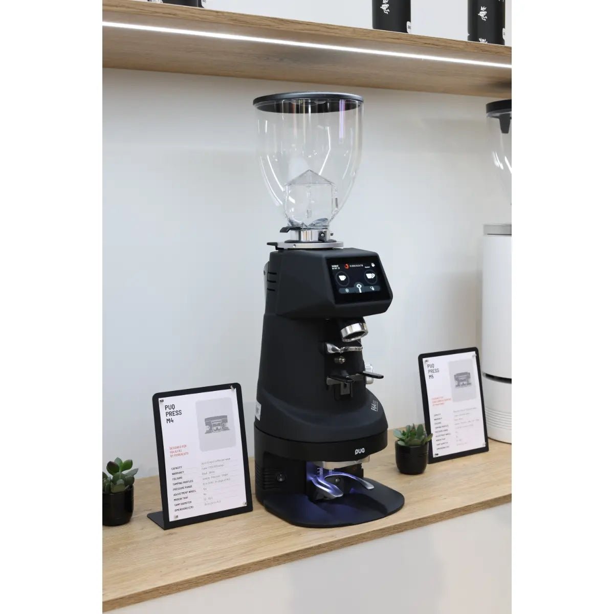 Puqpress - PUQPRESS Gen 5 M4 - Automatic Tamper for Fiorenzato F64 & F83 Grinders - Coffee Tamper - Prime Coffee Suppliers
