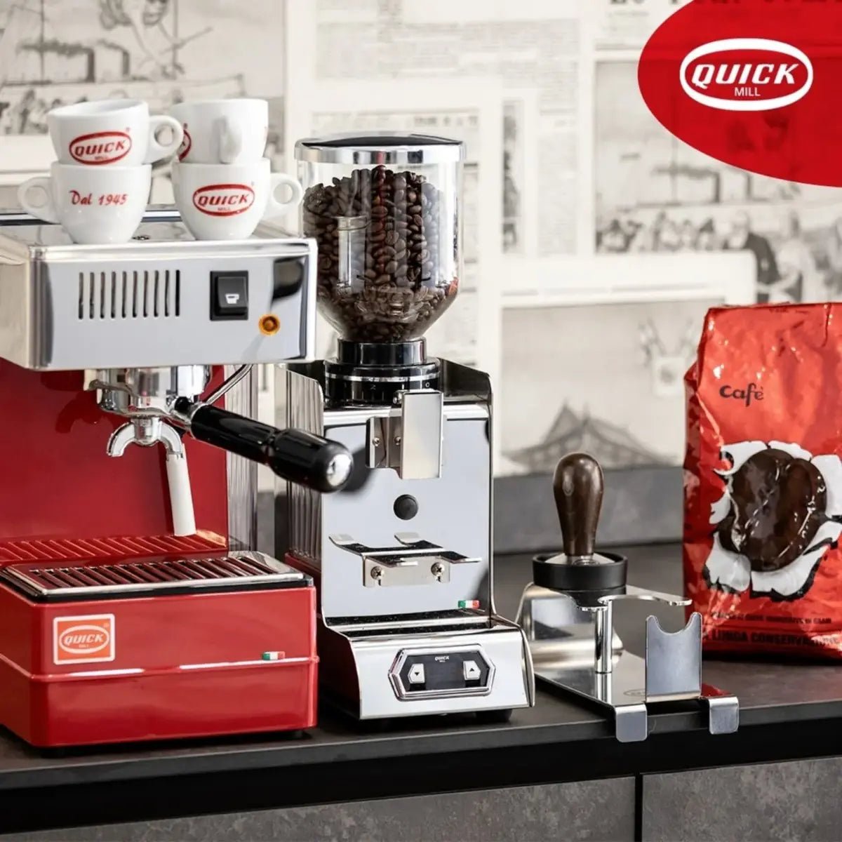 Quick Mill - Quick Mill 820 Stretta Espresso Machine - Thermoblock Technology - Coffee Machine - Prime Coffee Suppliers