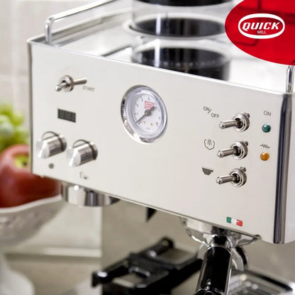 Quick Mill - Quick Mill Pegaso PID Espresso Machine - with Integrated Coffee Grinder - Prime Coffee Suppliers