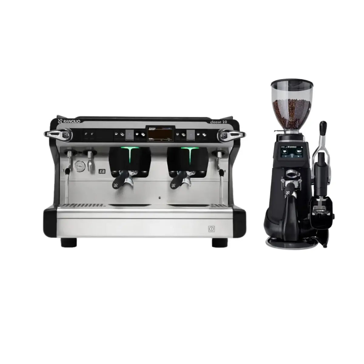 Rancilio - Rancilio Classe 20 ASB Automatic Espresso Machine + Rancilio Bond OD Espresso Grinder Commercial Bundle Kit - Espresso Machine - Prime Coffee Suppliers