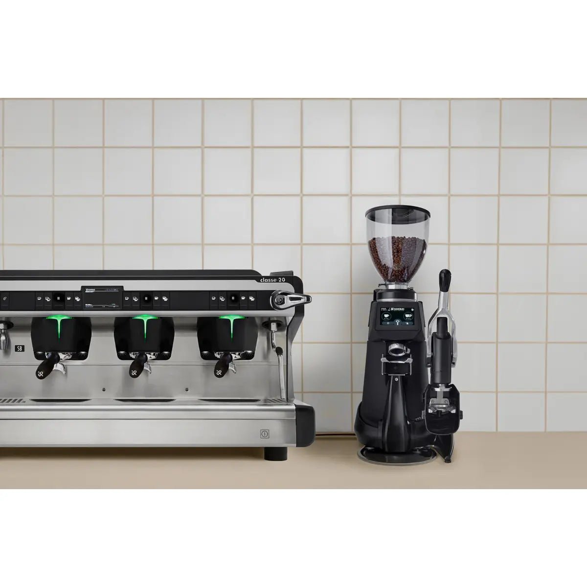 Rancilio - Rancilio Classe 20 ASB Automatic Espresso Machine + Rancilio Bond OD Espresso Grinder Commercial Bundle Kit - Espresso Machine - Prime Coffee Suppliers
