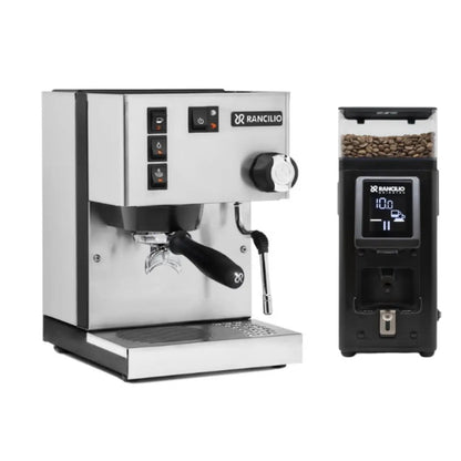 Rancilio Silvia Home Espresso Machine + Stile Grinder - Home Bundle Kit - Espresso Machine - Prime Coffee Suppliers