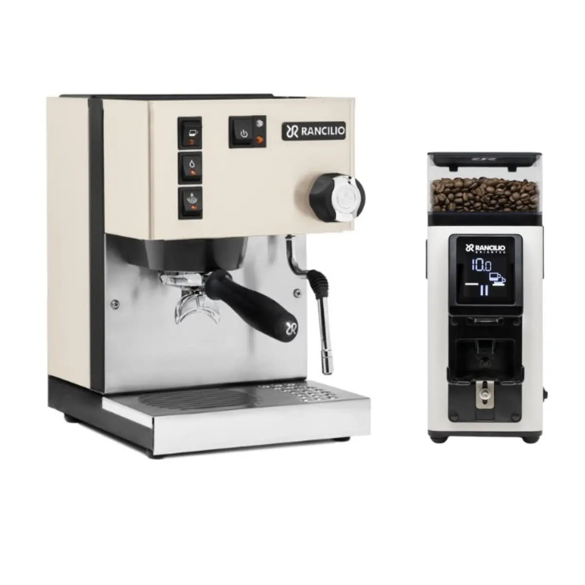 Rancilio Silvia Home Espresso Machine + Stile Grinder - Home Bundle Kit - Espresso Machine - Prime Coffee Suppliers