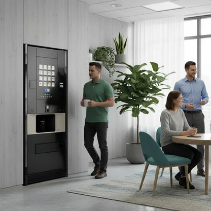 Rhea rhFS1.buttons Coffee Machine - Bean to Cup + 500 Cups per Day - Vending Coffee Machine - Prime Coffee Suppliers