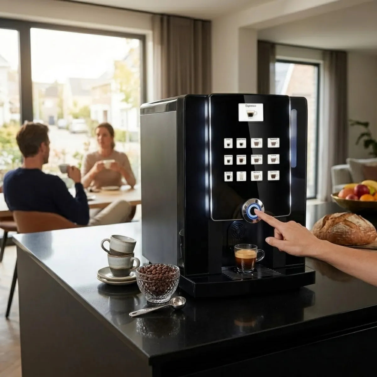 Rhea Business Line Grande Coffee Machine - Bean to Cup + Hybrid Technology - Coffee Machine - Prime Coffee Suppliers 