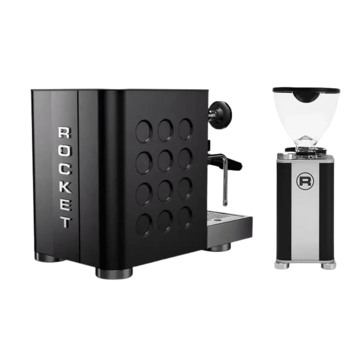 Rocket Espresso - Rocket Appartamento TCA Espresso Machine + Giannino Grinder - Home Bundle Kit - Coffee Machine - Prime Coffee Suppliers