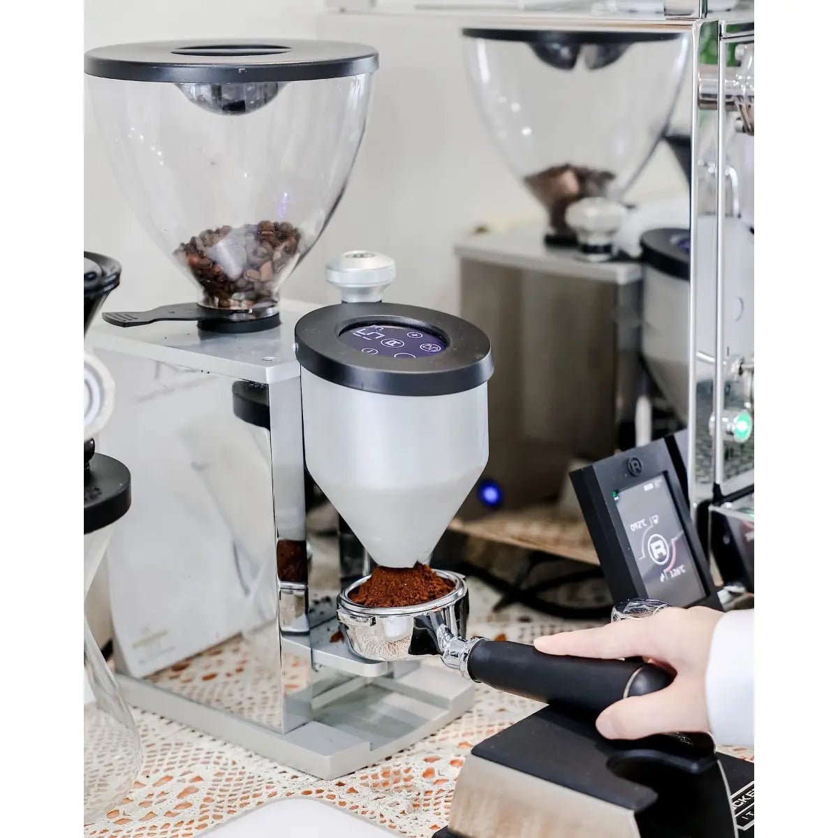 Rocket Espresso - Rocket Espresso Faustino Coffee Grinder - 50mm Flat Burrs - Coffee Grinder - Prime Coffee Suppliers