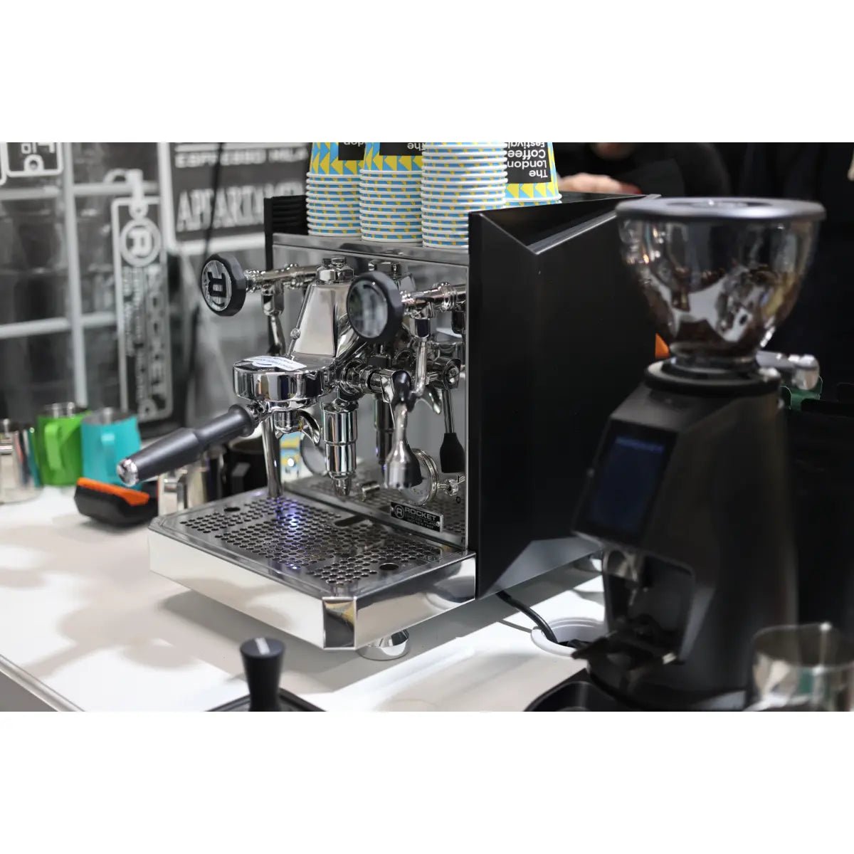 Rocket Espresso - Rocket Giotto Cronometro V Espresso Machine - Vibration Pump - Espresso Machine - Prime Coffee Suppliers