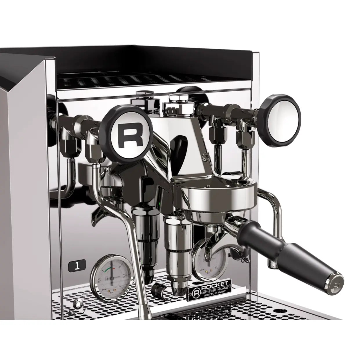 Rocket Espresso - Rocket Giotto Fast Espresso Machine - OLED Display + 12 Minute Heat up Time - Espresso Machine - Prime Coffee Suppliers