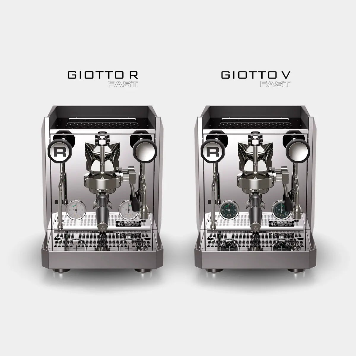 Rocket Espresso - Rocket Giotto Fast Espresso Machine - OLED Display + 12 Minute Heat up Time - Espresso Machine - Prime Coffee Suppliers