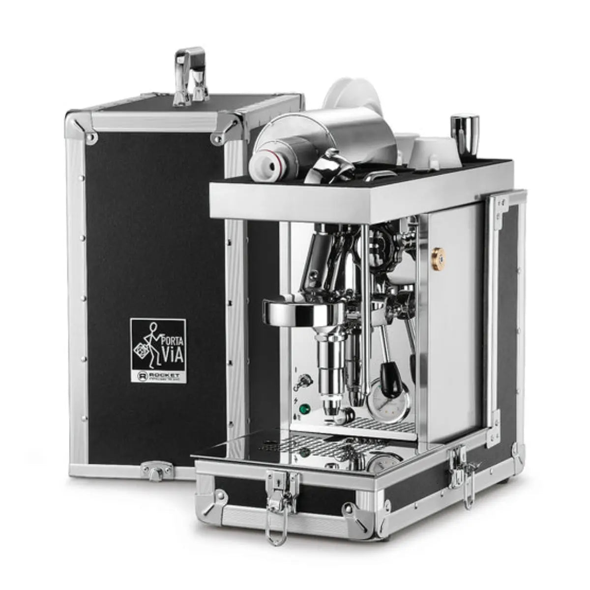 Rocket Espresso - Rocket Porta Via Espresso Machine - Dual Boiler - Espresso Machine - Prime Coffee Suppliers