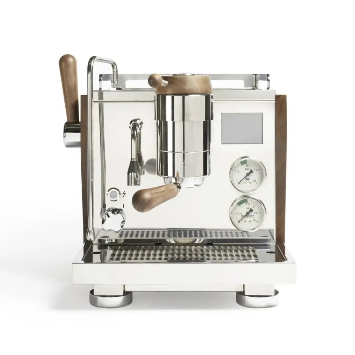 Rocket Espresso - Rocket R Nine One Wooden Espresso Machine + Giannino Grinder - Home Bundle Kit - Coffee Machine - Prime Coffee Suppliers