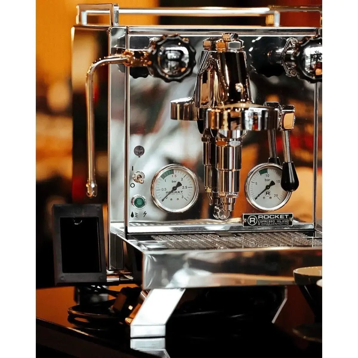 Rocket Espresso R58 BLACK Edition Espresso Machine + Giannino Grinder + Specht Timber Kit - Prime Coffee Suppliers