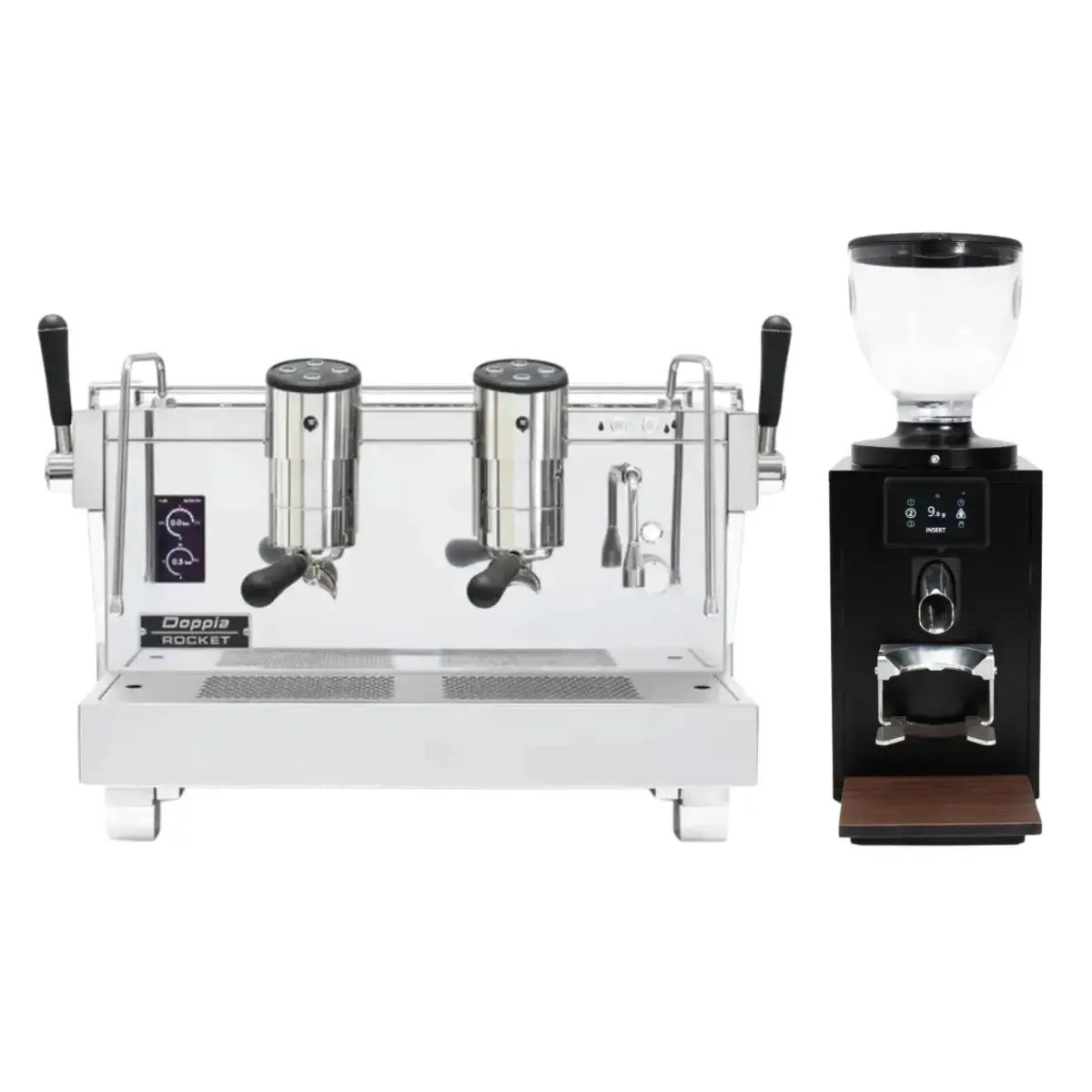 Rocket Espresso - Rocket RE Doppia 2 Group Espresso Machine + Bentwood H75 Grinder - Commercial Bundle Kit - Espresso Machine - Prime Coffee Suppliers