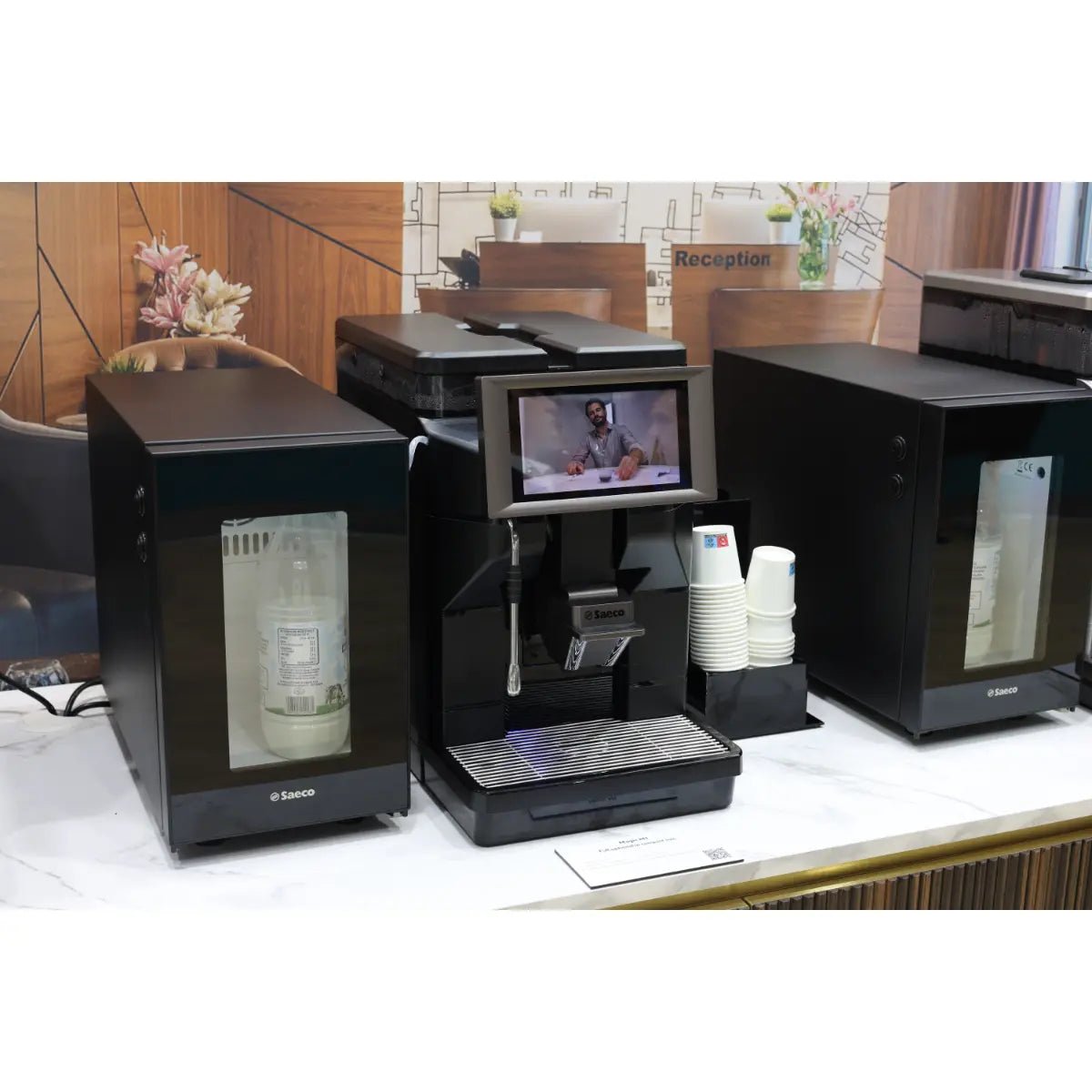 Saeco - Saeco Magic M1 Espresso Machine + Saeco FR7L - N Fridge Home Bundle Kit - Prime Coffee Suppliers