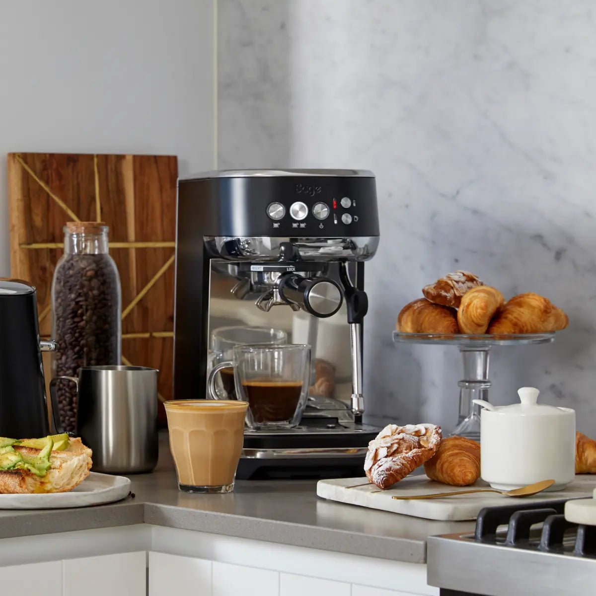 Sage - Sage & Baratza Encore ESP x the Bambino Plus Home Espresso Bundle - Espresso Machine - Prime Coffee Suppliers