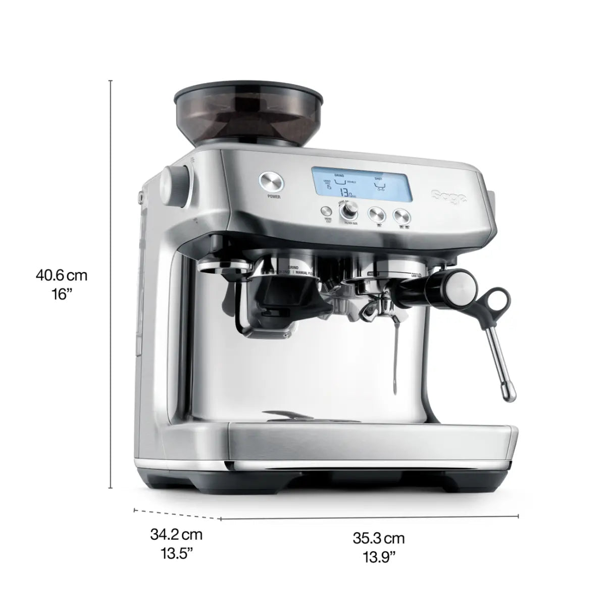 Sage - Sage the Barista Pro SES878 Espresso Machine | Automatic - Espresso Machine - Prime Coffee Suppliers