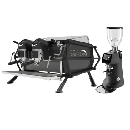 Sanremo - Sanremo Cafe Racer 2 Group + SR83 E Pro Grinder Commercial Bundle Kit - Coffee Machine - Prime Coffee Suppliers