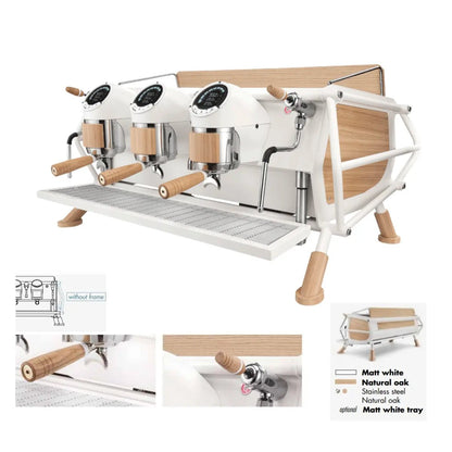 Sanremo Café Racer: Custom Made Espresso Machine 2/3 Group - Advanced Stainless Steel Boiler - Prime Coffee Suppliers