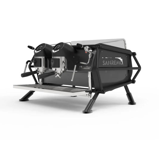 Sanremo - Sanremo Café Racer: Naked Espresso Machine 2/3 Group - Advanced Stainless Steel Boiler - Espresso Machine - Prime Coffee Suppliers