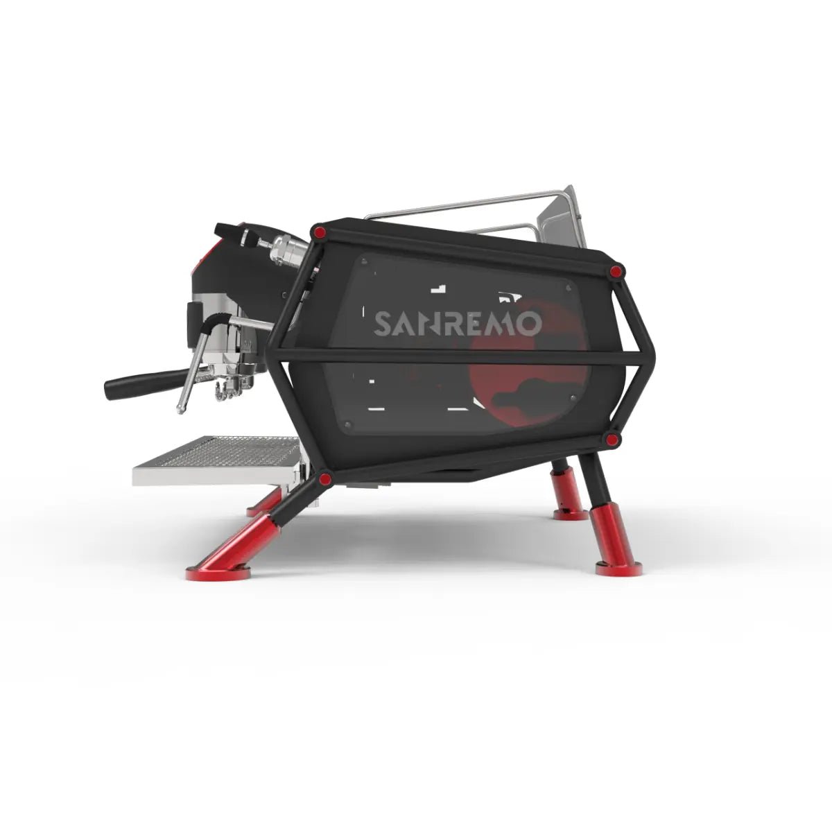 Sanremo - Sanremo Café Racer: Naked Espresso Machine 2/3 Group - Advanced Stainless Steel Boiler - Espresso Machine - Prime Coffee Suppliers