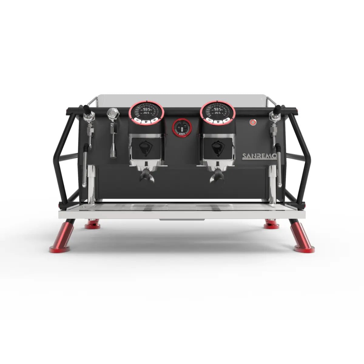 Sanremo - Sanremo Café Racer: Naked Espresso Machine 2/3 Group - Advanced Stainless Steel Boiler - Espresso Machine - Prime Coffee Suppliers