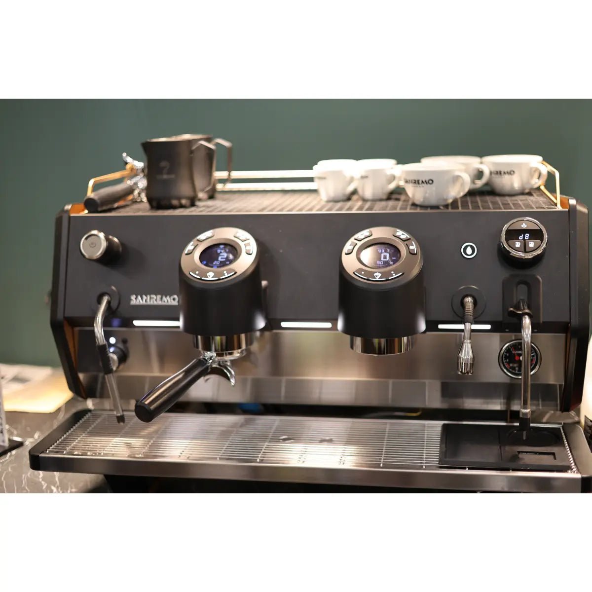 Sanremo - Sanremo D8 2 Group Espresso Machine + SR64 EVO Grinder - Commercial Bundle Kit - Coffee Machine - Prime Coffee Suppliers