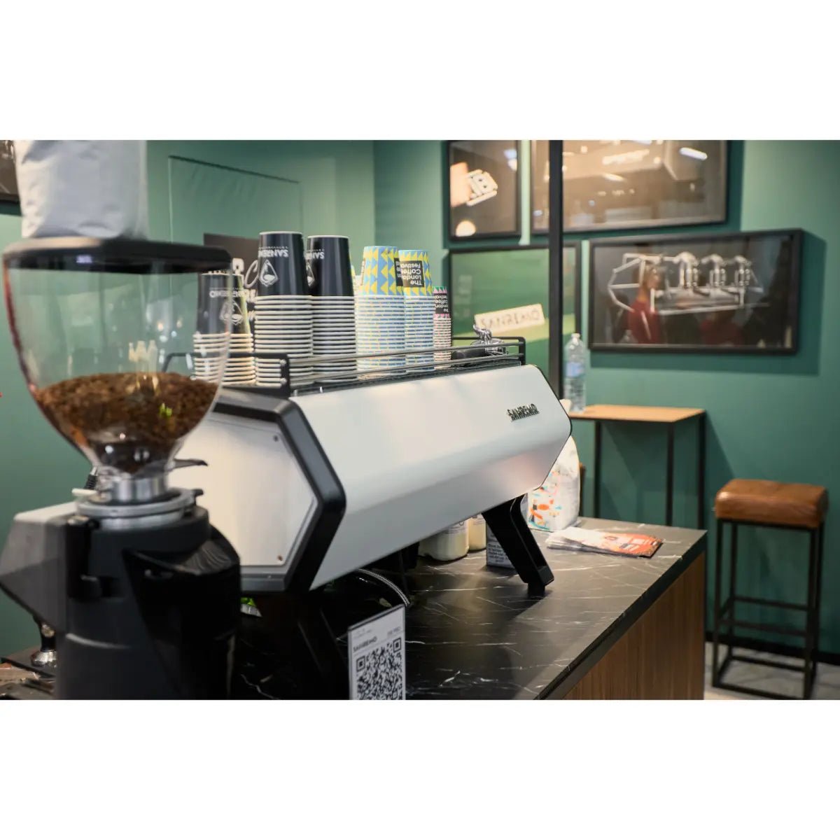Sanremo - Sanremo D8 2 Group Espresso Machine + SR64 EVO Grinder - Commercial Bundle Kit - Coffee Machine - Prime Coffee Suppliers