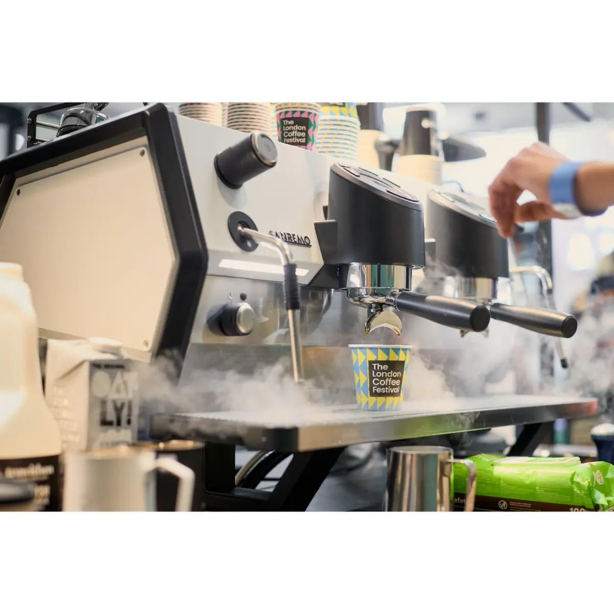 Sanremo - Sanremo D8 Espresso Machine - 2 group Black/White - Special Price, 1 Left. - Espresso Machine - Prime Coffee Suppliers