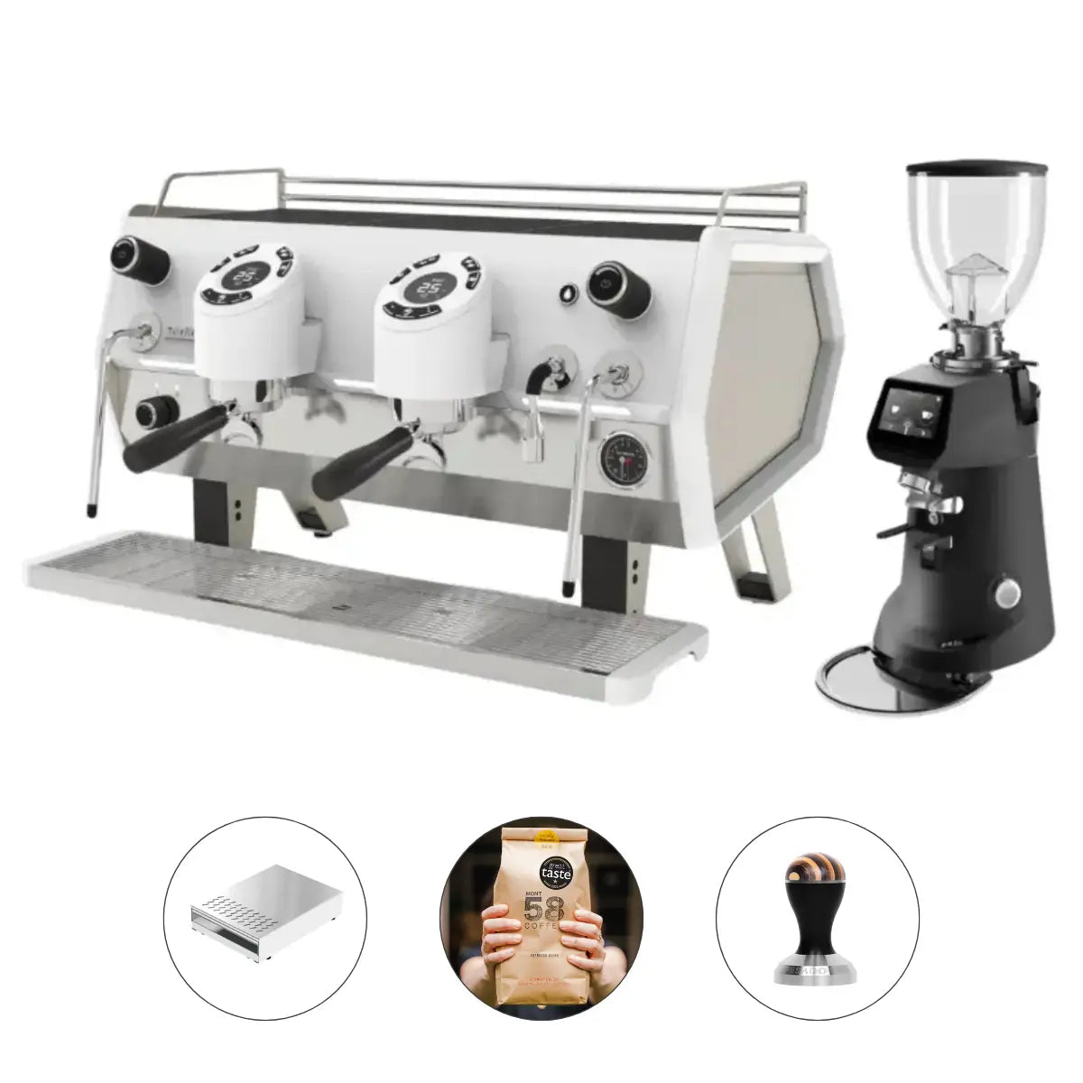 Sanremo - Sanremo D8 Pro 2 Group + SR83 E Pro Grinder Commercial Bundle Kit - Espresso Machine - Prime Coffee Suppliers