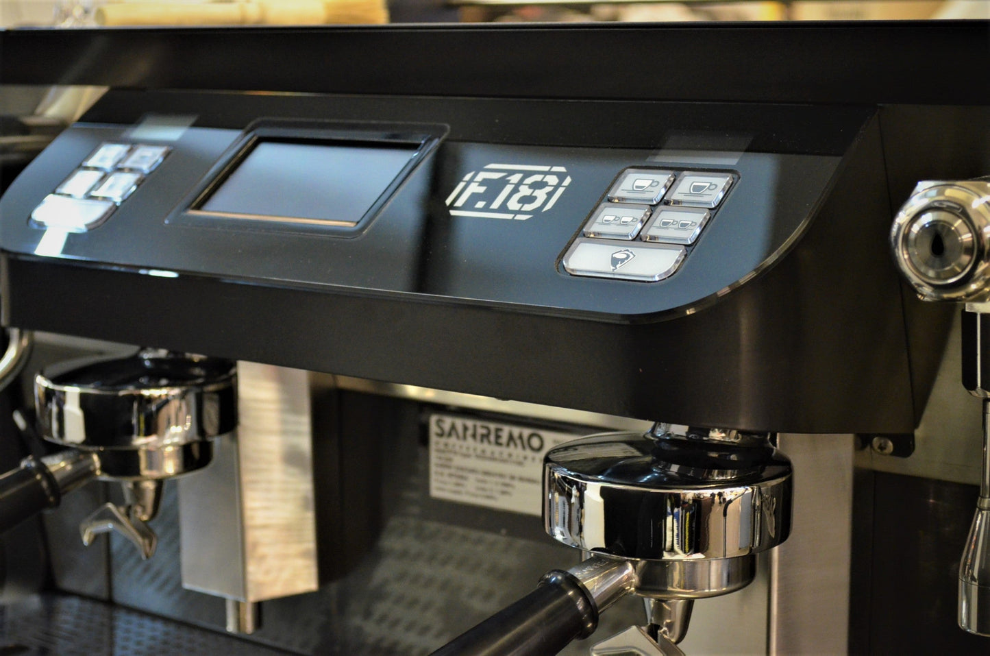 Sanremo F18 Multi - Boiler 2 Group Espresso Machine + Mahlkonig E80 GBS Grind by Weight Grinder - Commercial Bundle Kit