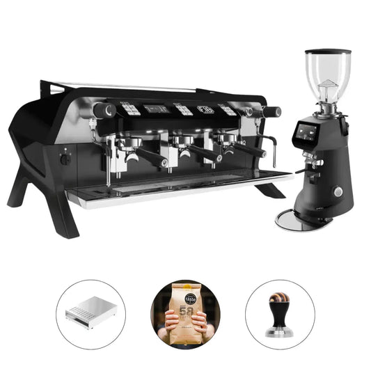 Sanremo - Sanremo F18 Multi - Boiler 2 Group + SR64 EVO Pro Sense (Grind by Weight) Commercial Bundle Kit - Coffee Machine - Prime Coffee Suppliers