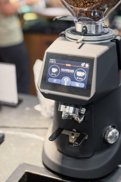 Sanremo - Sanremo SR83 E XGi Pro Grinder - Flat 83mm Titanium Burr - Coffee Grinder - Prime Coffee Suppliers