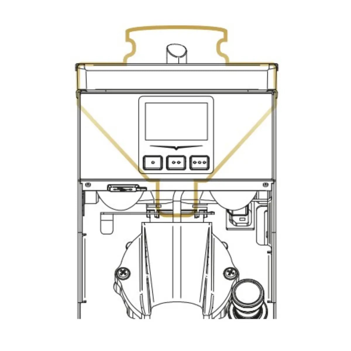 Victoria Arduino - Victoria Arduino Mythos One Single Dose Hopper - Bean - Prime Coffee Suppliers