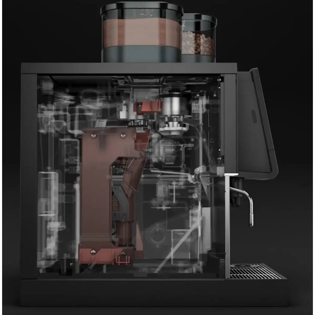 WMF - WMF 1300 S Fully Automatic Bean to Cup Coffee Machine - Up to 120 Cups/day - Coffee Machine - Prime Coffee Suppliers