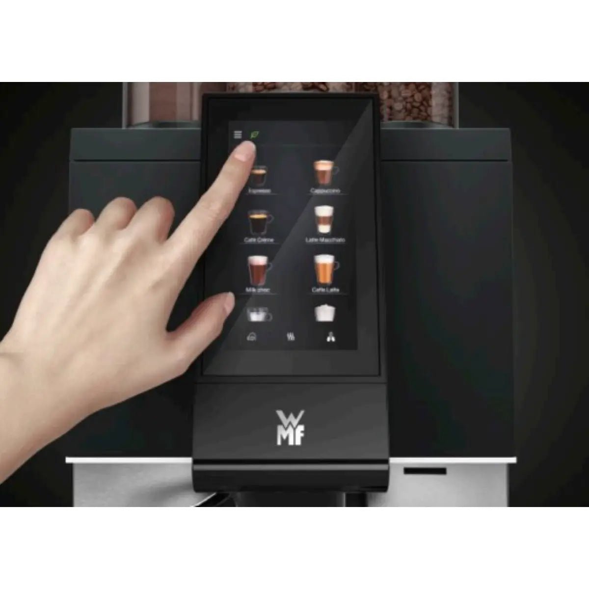 WMF - WMF 1300 S Fully Automatic Bean to Cup Coffee Machine - Up to 120 Cups/day - Coffee Machine - Prime Coffee Suppliers