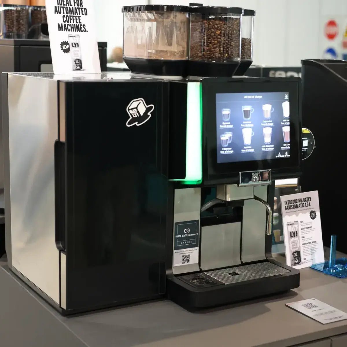 WMF - WMF 1500 S+ Fully Automatic Bean to Cup Coffee Machine - Up to 180 Cups/day - Coffee Machine - Prime Coffee Suppliers