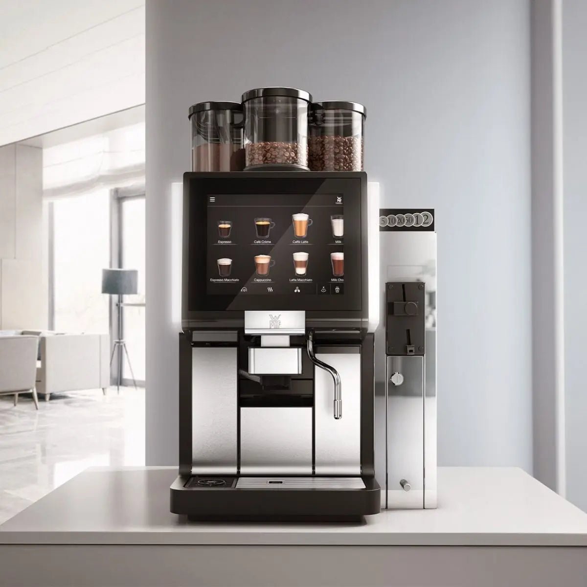 WMF - WMF 1500 S+ Fully Automatic Bean to Cup Coffee Machine - Up to 180 Cups/day - Coffee Machine - Prime Coffee Suppliers