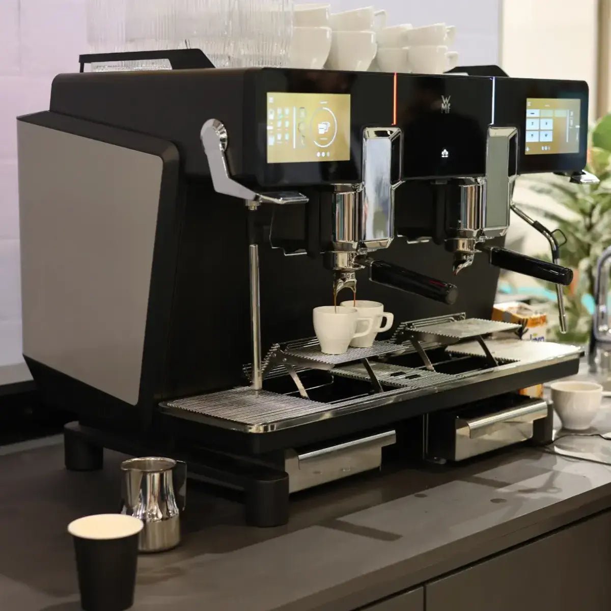 WMF - WMF Espresso Next 2 Group Semi - automatic Portafilter Coffee Machine - Up to 300Cups/day - Coffee Machine - Prime Coffee Suppliers