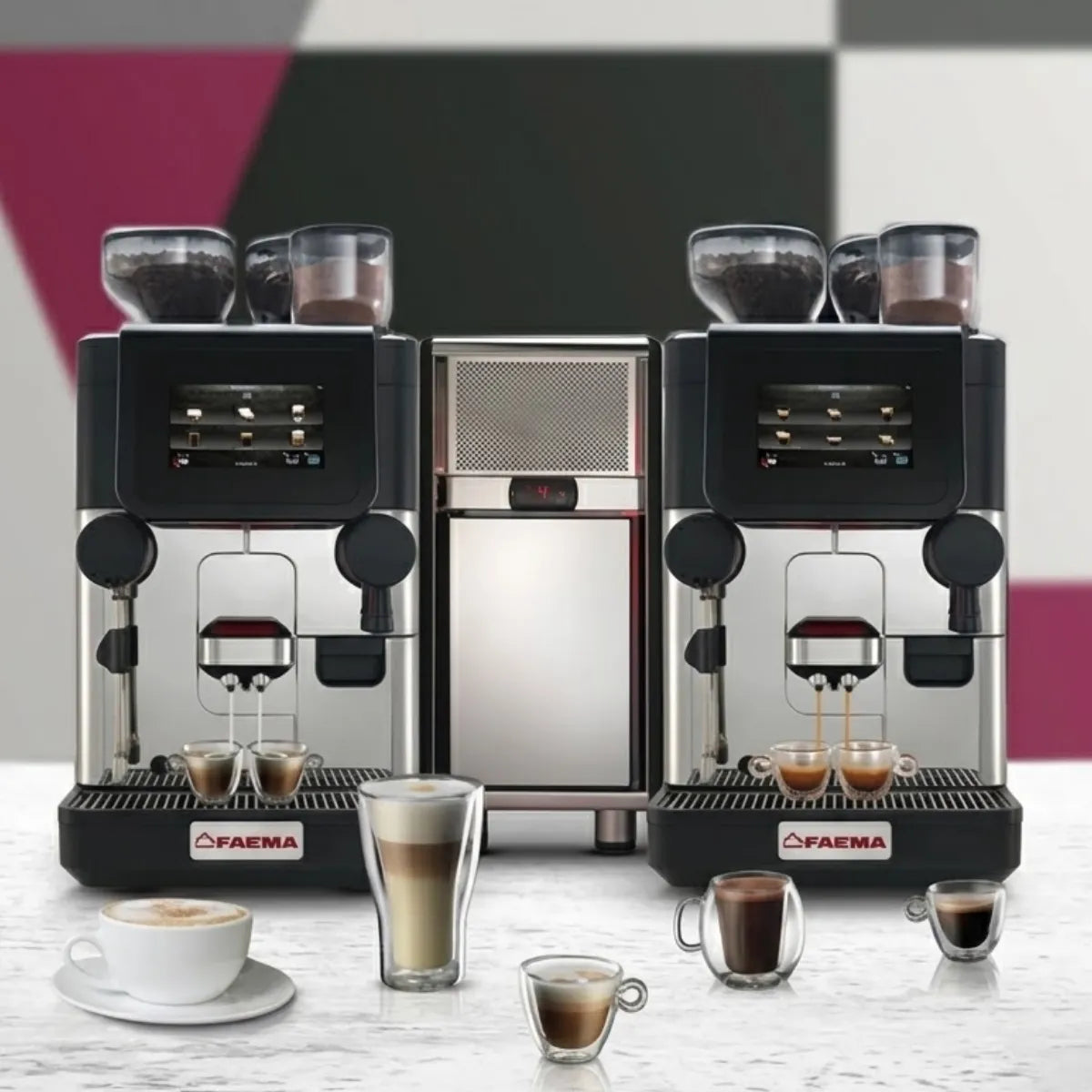 Faema X20 Espresso Machine - Bean to Cup + 200 Cups per Day - Espresso Machine - Prime Coffee Suppliers