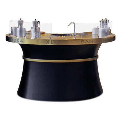 XLVI - XLVI Banco Moka Advanced Moka Pot Brewing and Display Station - Table - Prime Coffee Suppliers