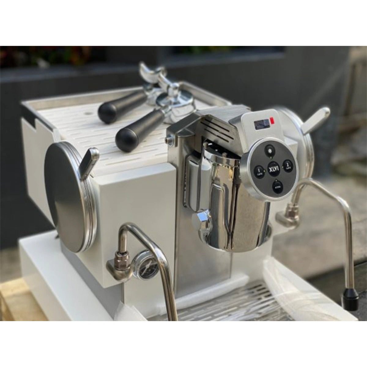 XLVI - XLVI STH 9: 1 - Group Double - Boiler Espresso Machine with P.I.D. and Saturated Group Head - Espresso Machine - Prime Coffee Suppliers