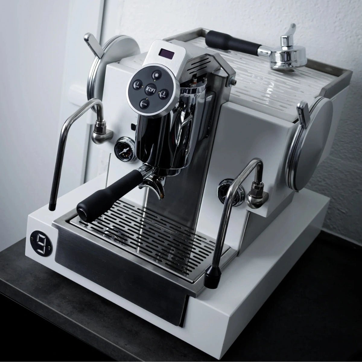 XLVI - XLVI STH 9: 1 - Group Double - Boiler Espresso Machine with P.I.D. and Saturated Group Head - Espresso Machine - Prime Coffee Suppliers