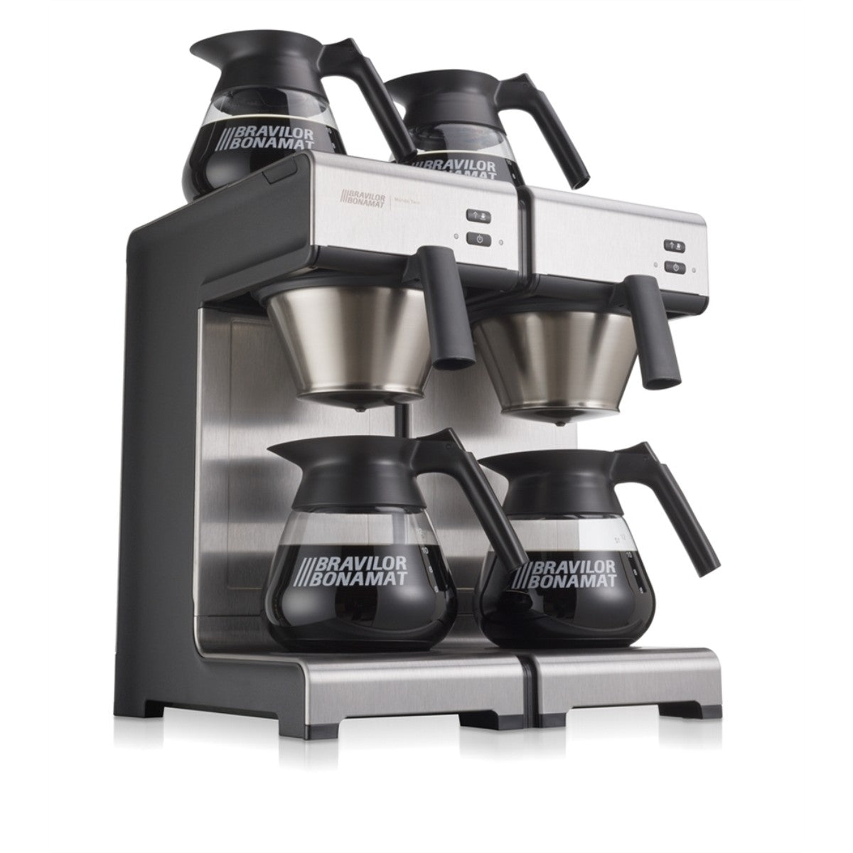 Bravilor - Bravilor Mondo Twin Quick Filtering Machine + 4x Decanters - Coffee Machine - Primecoffeesuppliers